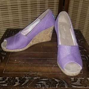 Lavender Wedge Toms